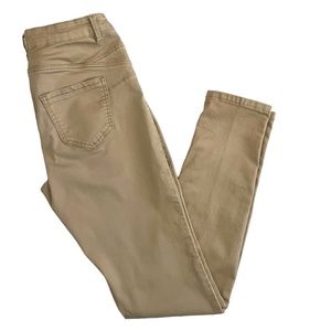 Joe Boxer Push-Up Skinny Tan Jeans Size 3